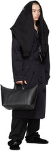 Balenciaga Navy Flatground Trench Coat