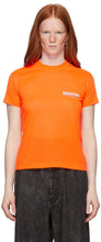 Balenciaga Orange Political Campaign Small Fit T-Shirt - Balenciaga Orange Campagne politique Petite coupe T-shirt - Balenciaga 오렌지 정치 캠페인 작은 맞는 티셔츠
