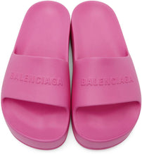 Balenciaga Pink Chunky Platform Sandals