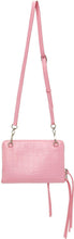 Balenciaga Pink Croc Small Neo Classic Bag
