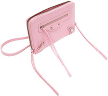Balenciaga Pink Croc Small Neo Classic Bag
