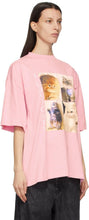 Balenciaga Pink I LOVE PETS XL Fit 'I Love Cats' T-Shirt