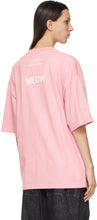 Balenciaga Pink I LOVE PETS XL Fit 'I Love Cats' T-Shirt