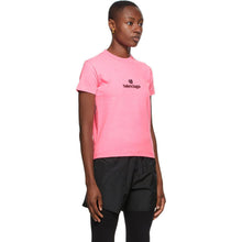 Balenciaga Pink Sponsor Logo T-Shirt
