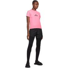 Balenciaga Pink Sponsor Logo T-Shirt - T-shirt logo de sponsor rose Balenciaga - Balenciaga 핑크 스폰서 로고 티셔츠