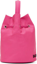 Balenciaga Pink XS Drawstring Wheel Bucket Bag