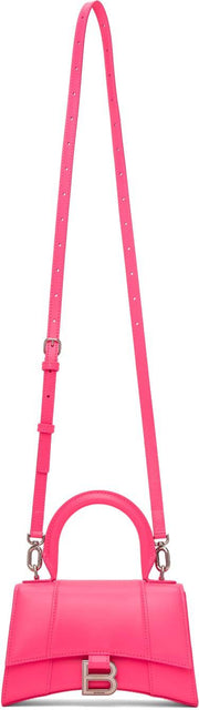 Balenciaga Pink XS Hourglass Bag - Bageniaga Pink XS Sablier Sac - Balenciaga 핑크 XS 모래 시계 가방