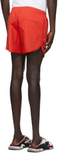 Balenciaga Red Nylon Running Shorts