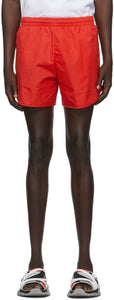 Balenciaga Red Nylon Running Shorts - Balenciaga Red Nylon Running Short - Balenciaga Red Nylon Running Shorts.