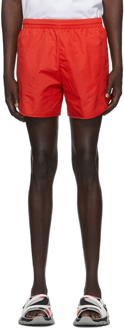 Balenciaga Red Nylon Running Shorts - Balenciaga Red Nylon Running Short - Balenciaga Red Nylon Running Shorts.