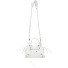 Balenciaga White Croc Mini Neo Classic Top Handle Bag - BALENCIAGA CROC BALENCIAGA MINI NEO CLASSIQUE SAC DE TOP - Balenciaga White Croc 미니 네오 클래식 탑 핸들 백