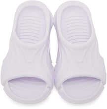 Balenciaga White Rubber Mold Slide Sandals