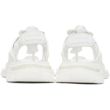 Balenciaga White Slingback Thong Sandals
