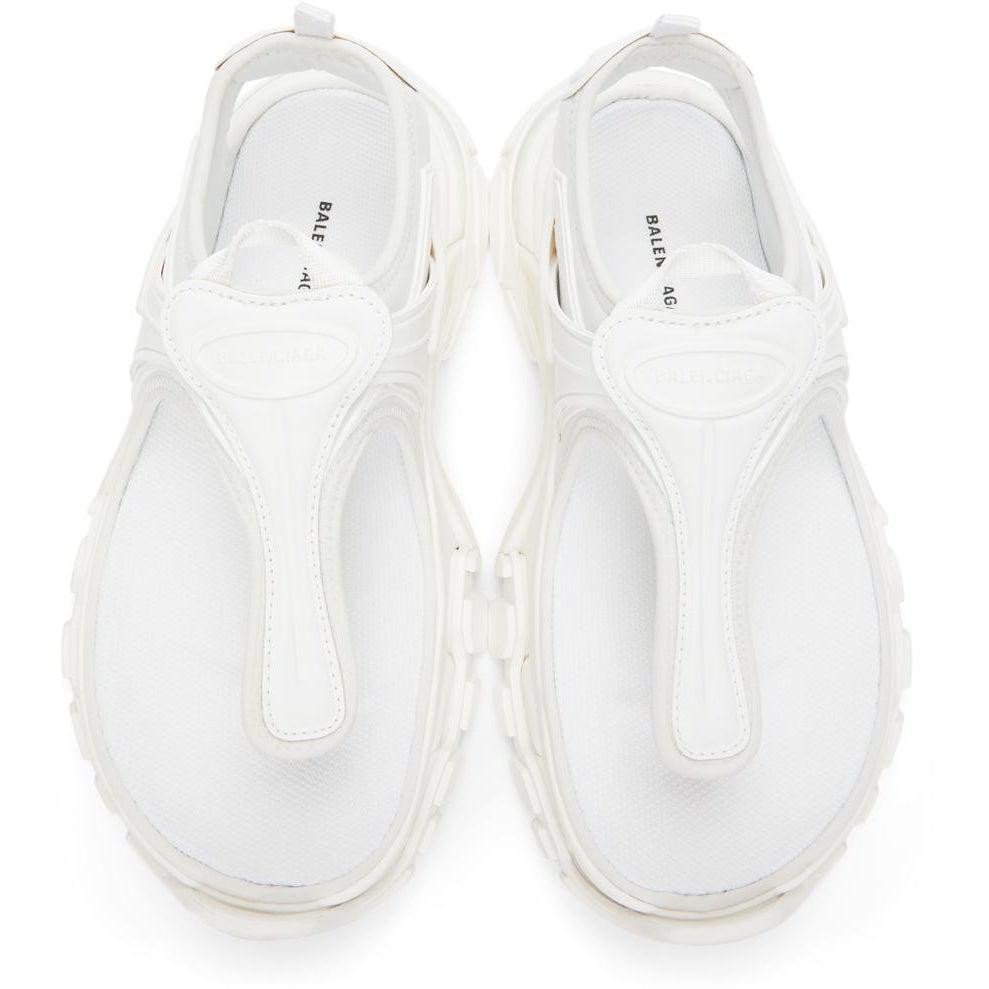 Balenciaga White Slingback Thong Sandals – BlackSkinny