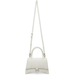 Balenciaga White Small Hourglass Bag - Balenciaga Sac à Sablier blanc blanc - Balenciaga 화이트 작은 모래 시계 가방