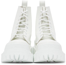Balenciaga White Strike Boots