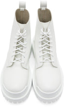 Balenciaga White Strike Boots