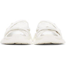 Balenciaga White Track Slide Sandals