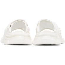 Balenciaga White Track Slide Sandals