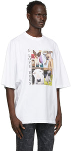 Balenciaga White XL 'I Love Dogs' T-Shirt