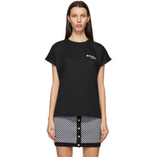 Balmain Black Flocked Logo T-Shirt - T-shirt Balmain Black Flocked Logo - Balmain 블랙 몰려가는 로고 티셔츠