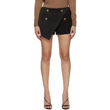 Balmain Black Four-Button Shorts