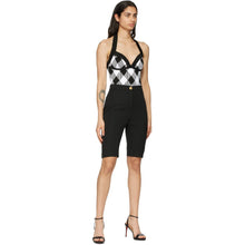 Balmain Black High Waist Cycling Shorts