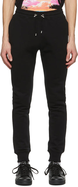Balmain Black Printed Logo Lounge Pants - Balmain Black imprimé Logo Pantalon Lounge - Balmain 검은 인쇄 로고 라운지 바지