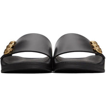 Balmain Black Symi Slides