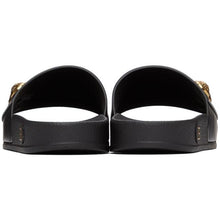 Balmain Black Symi Slides