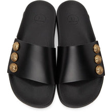 Balmain Black Symi Slides