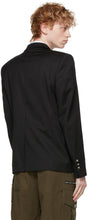 Balmain Black Wool Double-Breasted Blazer