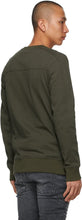 Balmain Khaki Cotton Pockets Sweatshirt