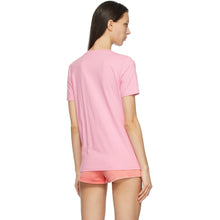 Balmain Pink Crystal Logo T-Shirt