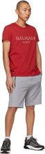 Balmain Red 3D Logo T-Shirt