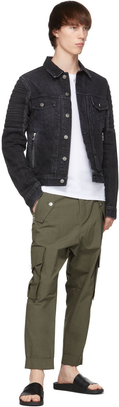 Balmain White Crewneck T-Shirt