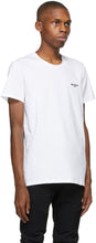 Balmain White Eco Flocked T-Shirt