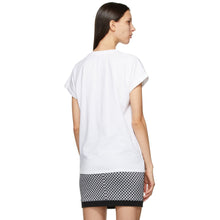 Balmain White Rhinestone Logo T-Shirt