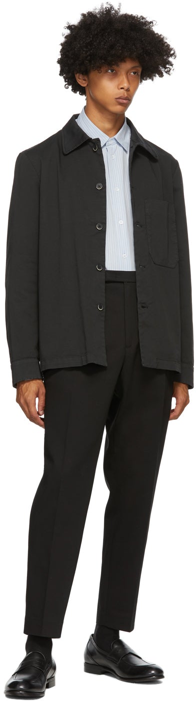 Barena Black Cedrone Overshirt