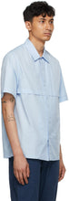 Barena Blue Bufaor Bagio Short Sleeve Shirt