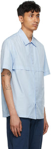 Barena Blue Bufaor Bagio Short Sleeve Shirt