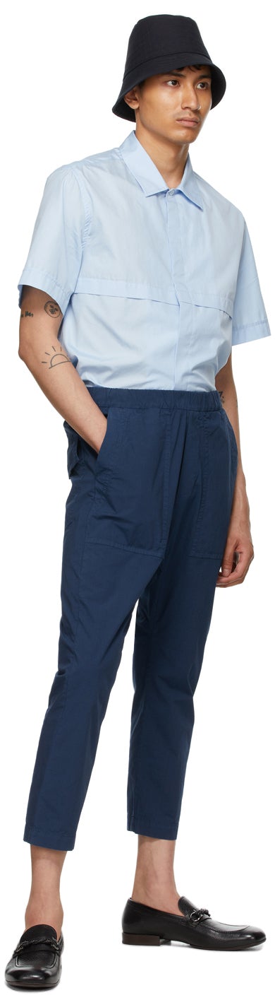Barena Navy Trabaco Pavion Trousers