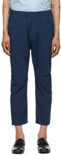 Barena Navy Trabaco Pavion Trousers - Pantalon Pavion Trabaco Barena Navy Trabaco - 바레 나 해군 Trabaco 파이너 바지