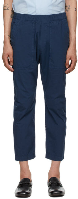 Barena Navy Trabaco Pavion Trousers - Pantalon Pavion Trabaco Barena Navy Trabaco - 바레 나 해군 Trabaco 파이너 바지