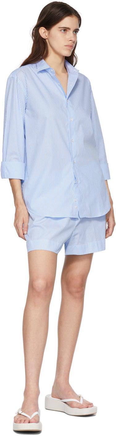 Baserange Blue Striped Ole Shorts