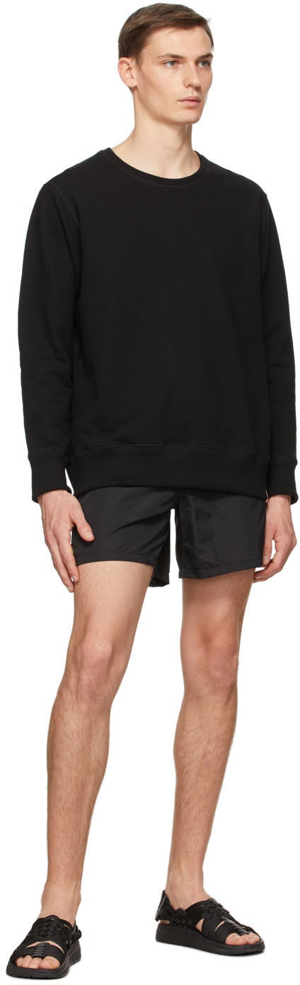 Bather Black Crewneck Sweatshirt