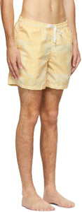 Bather Yellow Bandana Swim Shorts