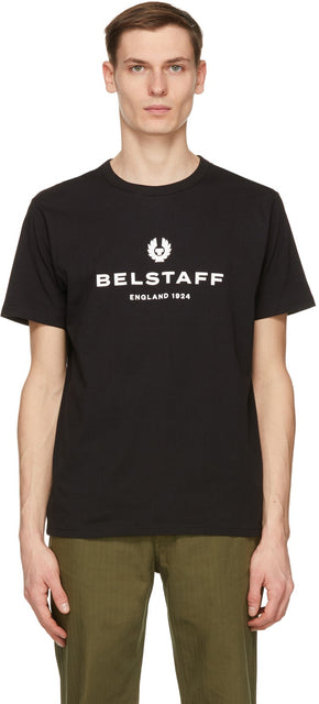 Belstaff Black '1924' T-Shirt - T-shirt Belstaff Black '1924' - Belstaff Black '1924'T 셔츠