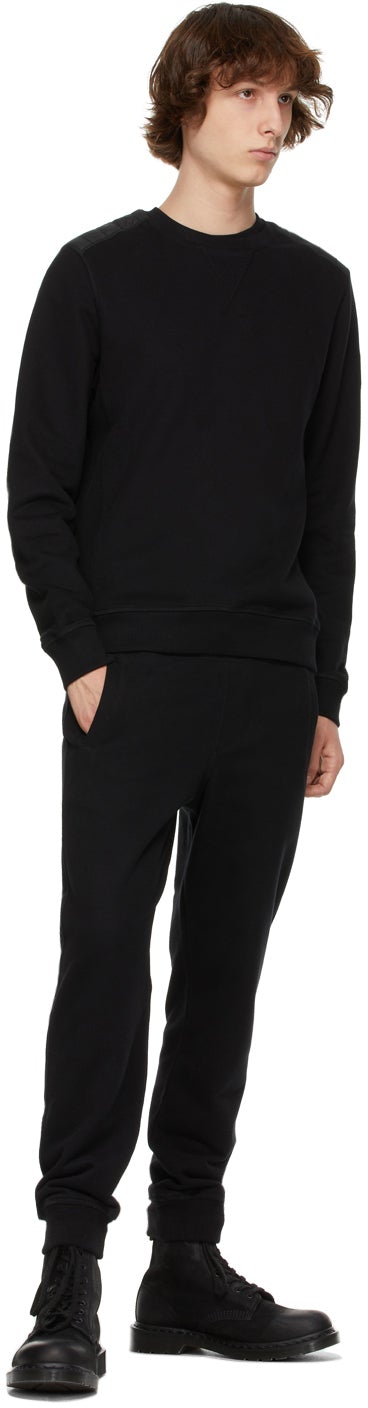 Belstaff Black French Terry Lounge Pants