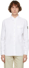 Belstaff White Twill Pitch Shirt - Chemise de pile en sergé blanc Belstaff - 벨스타프 하얀 능 직물 피치 셔츠